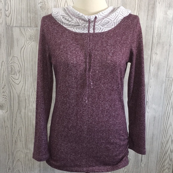 𝅺Chance Or Fate Purple Hoodie Top Medium - Picture 1 of 8